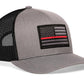Thin Red Line Trucker Hat  |  Tactical Firefighter Snapback
