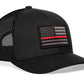 Thin Red Line Trucker Hat  |  Tactical Firefighter Snapback