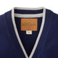 Tipped Organic Cardigan with Elbow Patches