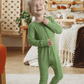 Green Christmas Bamboo Toddler Pajamas – Romper