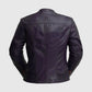 Whet Blu NYC Trish women's lambskin leather jacket, back view