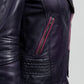 Whet Blu NYC Trish women's lambskin leather jacket with visible front pockets