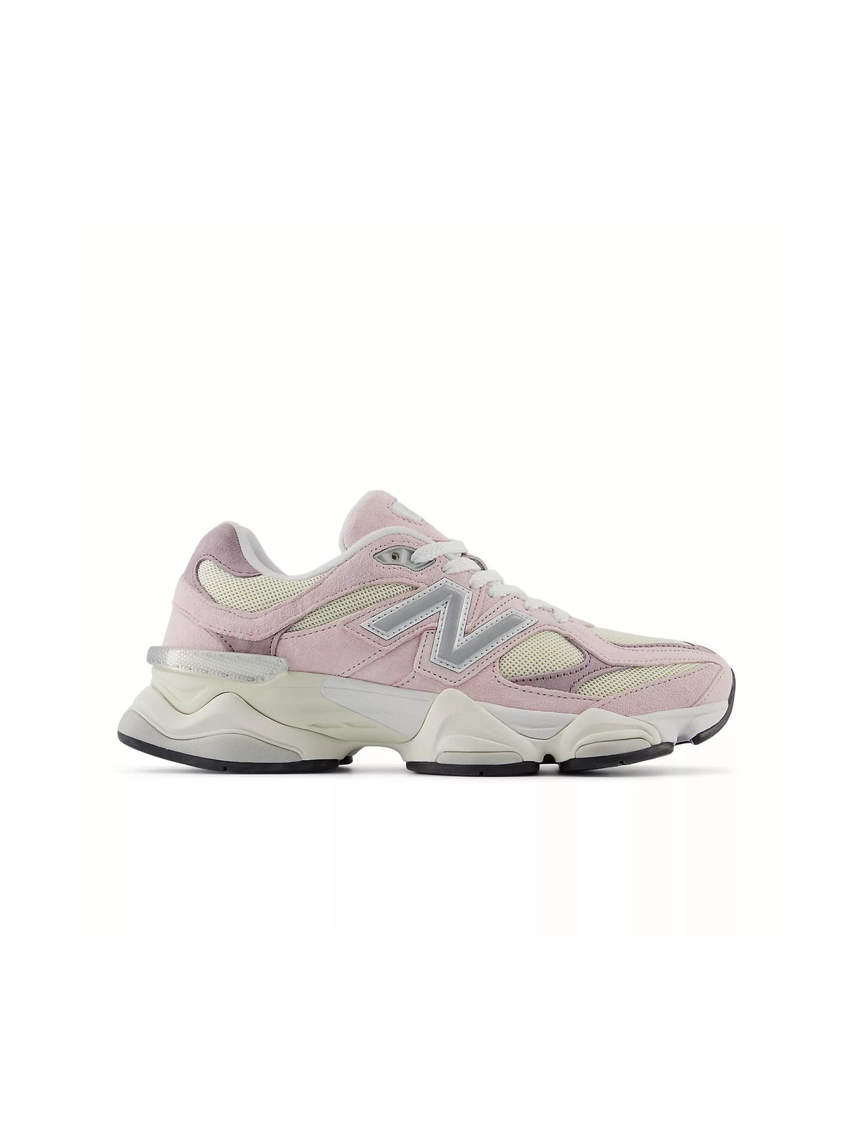 New Balance Womens 9060 Lifestyle Shoes in Rose Sugar, stylish footwear with a modern design and comfortable fit.