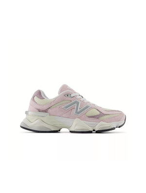 New Balance Womens 9060 Lifestyle Shoes in Rose Sugar, stylish footwear with a modern design and comfortable fit.