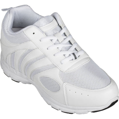 CALTO Light White Elevator Sneakers - Three Inches - G3303