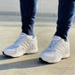CALTO Light White Elevator Sneakers - Three Inches - G3303