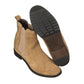 CALTO - K33091 - 2.9 Inches Taller (Khaki Brown) - Suede Chelsea Boot