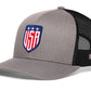 USA Shield Trucker Hat  |  America Snapback