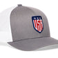 USA Shield Trucker Hat  |  America Snapback