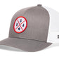 USA X Trucker Hat  |  White-Red-Blue America Snapback