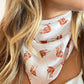 Longhorn Chiffon Scarf | 20" Square Scarf