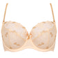 Sheer Mesh Balconette Bra Valeria Biscuit-4