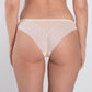 Samanta Valeria Biscuit Sheer Mesh Tulle Embroidered Tanga Panty-1