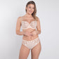 Samanta Valeria Biscuit Sheer Mesh Tulle Embroidered Tanga Panty-2