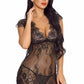 Lacy Cap Sleeve Babydoll