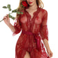 Rose Lace Robe