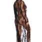 Long Lace Flyaway Robe