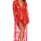 Long Lace Flyaway Robe