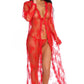 Long Lace Flyaway Robe