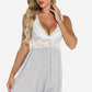 Jersey Knit and Lace Babydoll