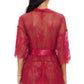 Eyelash Lace and Mesh Robe