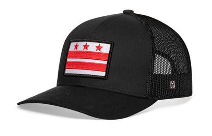 Washington DC Flag Trucker Hat  |  DC Snapback
