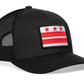 Washington DC Flag Trucker Hat  |  DC Snapback