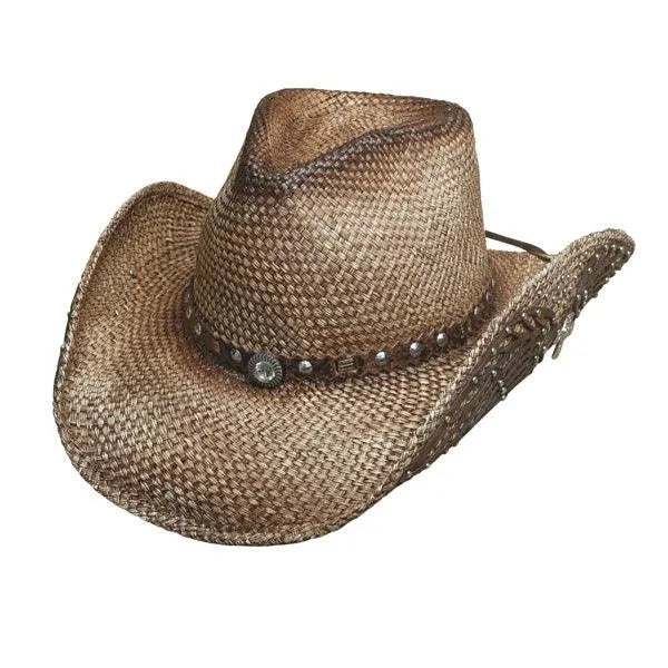 HatCountry Bullhide Western Inspiration straw cowgirl hat with a classic western crown and brim