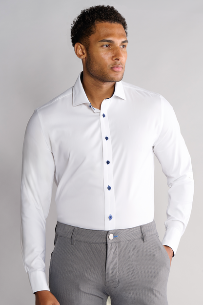 Leader Non-Iron Contrast // Navy