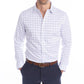 goTIELESS Ultimate Dress Shirt (White/Navy Windowpane)
