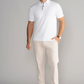 Short Sleeve Polo Contrast // White Navy