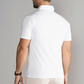 Short Sleeve Polo Contrast // White Navy