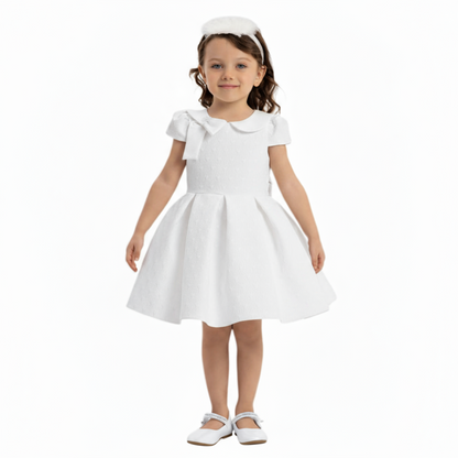 White Heart Baby Formal Dress-0