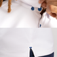 Short Sleeve Polo Contrast // White Blue