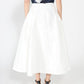 Gracia Fashion Women's Wide Width Skirt with Back Zipper