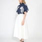 Gracia Fashion Women's Wide Width Skirt with Back Zipper