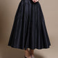 Gracia Fashion Women's Wide Width Skirt with Back Zipper