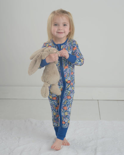Wildflower Bamboo Toddler Pajamas – Romper