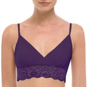 Wireless Triangle Bralette Commando Tulip-0