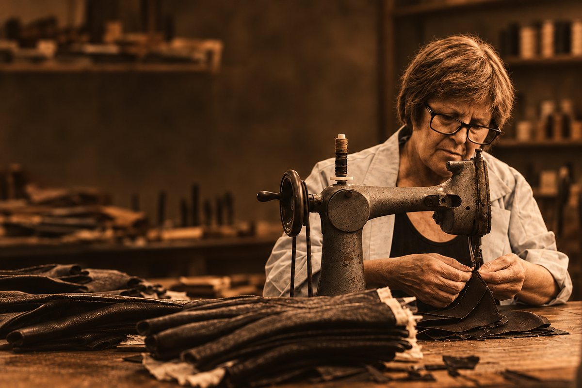 Woman artisan picture without text