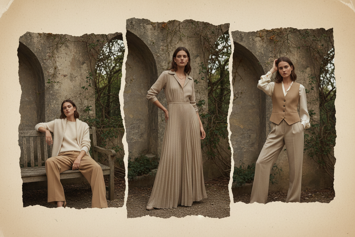 Women's fashion wall with trees 2