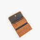 Deux Mains woven wristlet wallet with textured woven design and wrist strap