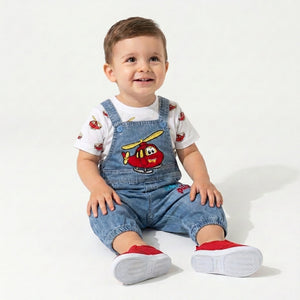 Denim Series – Little Pilot Baby Set-1