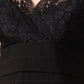 CLEARANCE - Celavie 2320L Dinner Party Tea Length Dress ITY Stretch Lace (Size 2XL)