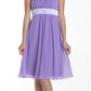 CLEARANCE - Knee Length Spaghetti Strap Chiffon Dress (Size Medium)