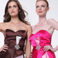CLEARANCE - Cinderella Divine 5088 Short Strapless Sweetheart Ruffle Dress (Size S)