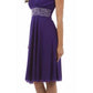 CLEARANCE - CELAVIE 2095S Black Knee Length Dress One Shoulder Includes Bolero Jacket (Size M)