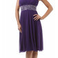 CLEARANCE - CELAVIE 2095S Black Knee Length Dress One Shoulder Includes Bolero Jacket (Size M)
