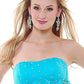 CLEARANCE - Cinderella Divine 414 Short A-Line Tulle Dress (Size 8)
