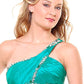 CLEARANCE - Cinderella Divine 1646 Long Dress Taffeta One Shoulder (Size 6)